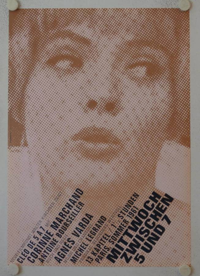 Mittwoch zwischen 5 und 7 originales deutsches Filmplakat (R60s)